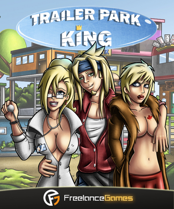 TRAILER PARK KING - He's a gamer, a bootlegger, a photographer and a connoisseur of the Ladies! Purchase “Trailer Park King” now to get a free invisible stamp that says “I dated the Greeter”! Developer : FREELANCE GAMES Soundtrack : DRAGON MUSIC